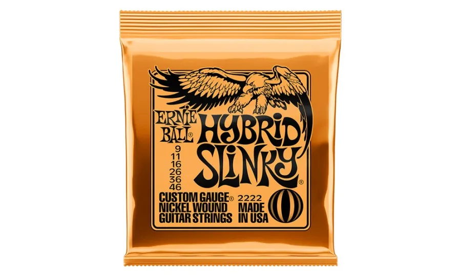 Ernie Ball 2222 Hybrid Slinky, Струни за електрическа китара 09-46