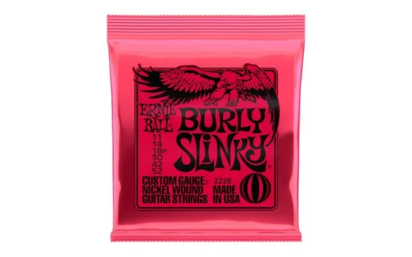 Ernie Ball 2226 Burly Slinky, Струни за електрическа китара 11-52