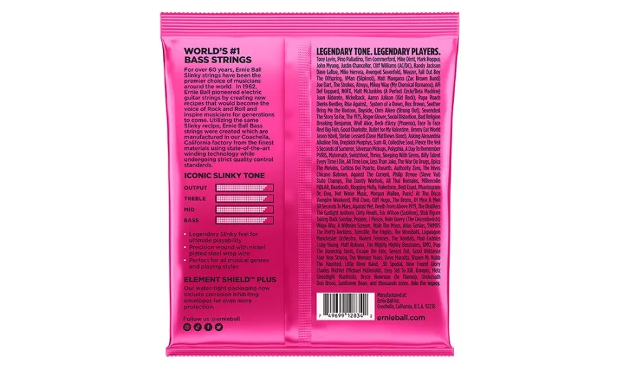 Ernie Ball 2834 Super Slinky, Струни за електрическа китара 45-100