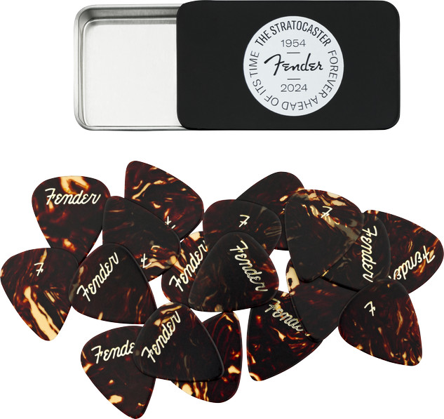 Fender 70th Anniversary Pick Tin, 12 Pack