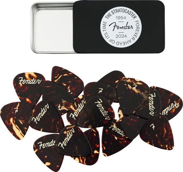 Fender 70th Anniversary Pick Tin, 12 Pack