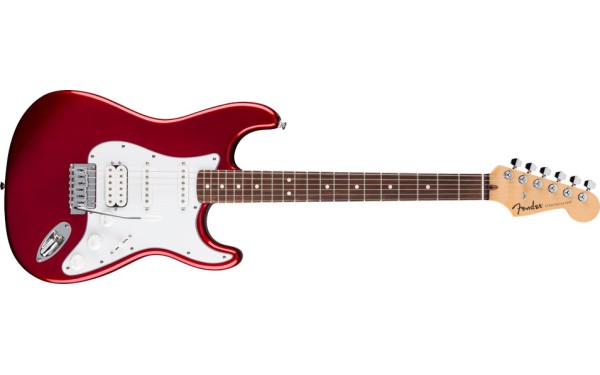 Fender Standart Stratocaster® HSS, Laurel Fingerboard, White Pickguard, Candy Cola