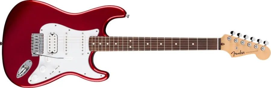 Fender Standart Stratocaster® HSS, Laurel Fingerboard, White Pickguard, Candy Cola