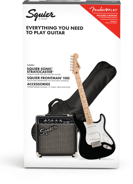 Squier Sonic Stratocaster Pack BK