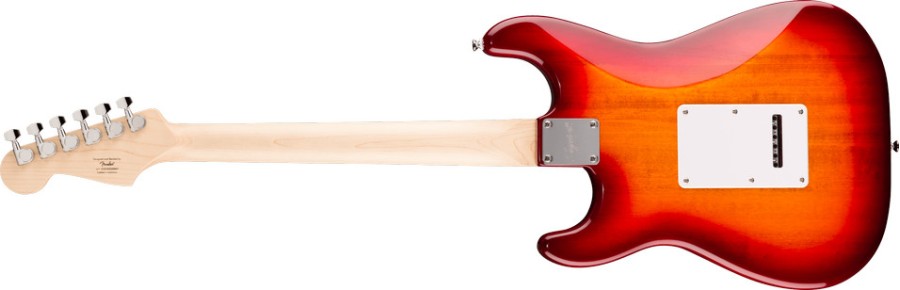 Squier by Fender Sonic Stratocaster, Laurel Fingerboard, White Pickguard, Sienna Sunburst