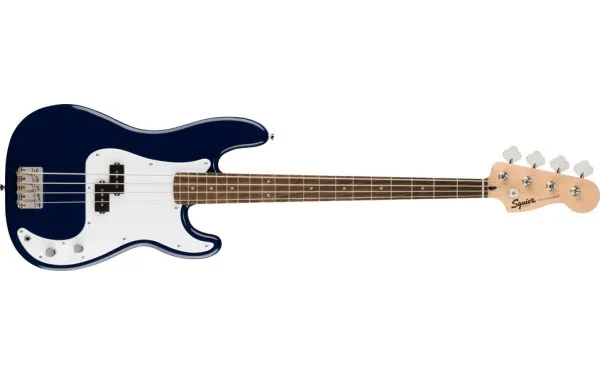 Squier by Fender Sonic Precision Bass, Laurel Fingerboard, White Pickguard, Midnight Blue