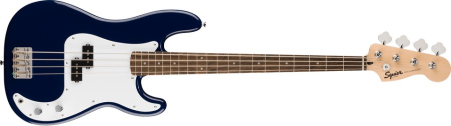 Squier by Fender Sonic Precision Bass, Laurel Fingerboard, White Pickguard, Midnight Blue