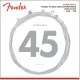 Fender 8250 Bass, Струни за 5 струнна бас китара, Размер 45-130