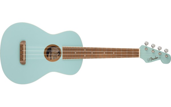 Fender Avalon Tenor UKE, Walnut Fingerboard, Daphne Blue