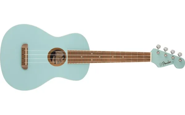 Fender Avalon Tenor UKE, Walnut Fingerboard, Daphne Blue