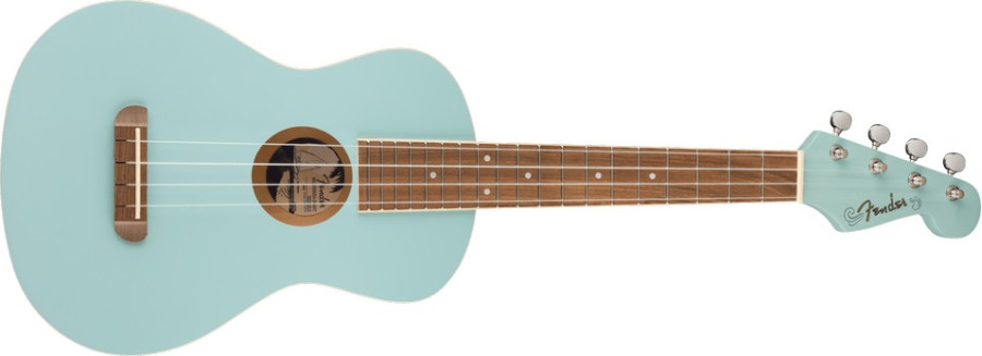 Fender Avalon Tenor UKE, Walnut Fingerboard, Daphne Blue