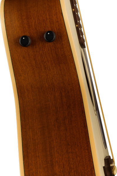 Fender Malibu Player, Walnut Fingerboard, Tortoiseshell Pickguard, Olympic White