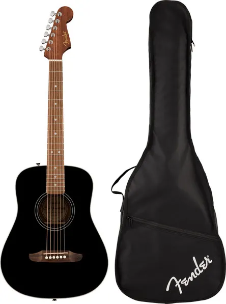 Fender California Standard Redondo™ Mini with Bag, Spruce Top, Black