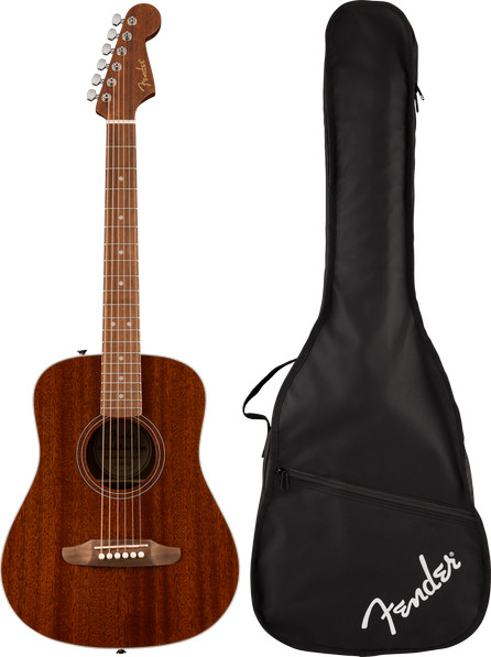 Fender California Standard Redondo™ Mini with Bag, Sapele Top, Natural Sapele