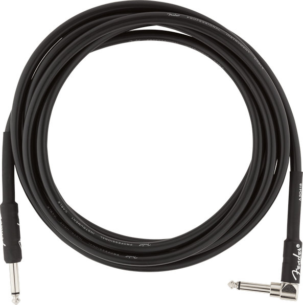Fender PRO, Кабел за китара, 6.3mm/6.3mm, 3m, Г-образен