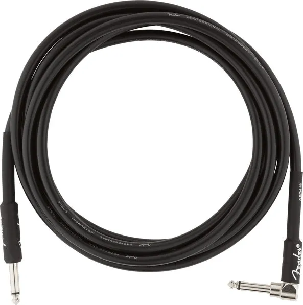 Fender PRO, Кабел за китара, 6.3mm/6.3mm, 3m, Г-образен