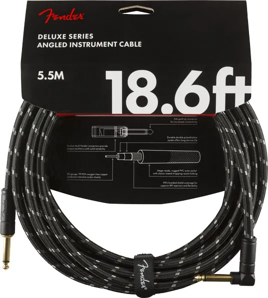 Fender Deluxe Black Tweed, 6.3mm/6.3mm, 5.5m