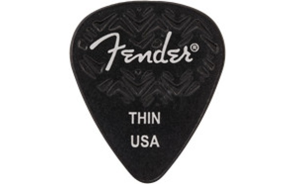 Fender 351 WAVELENGTH Thin Black, 6 Pack