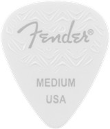 Fender 351 WAVELENGTH Medium White, 6 Pack