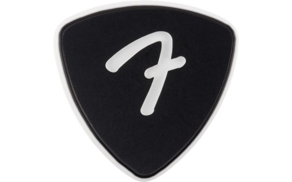 Fender F Grip 346 Picks, 1.5mm, Black, 3 Pack