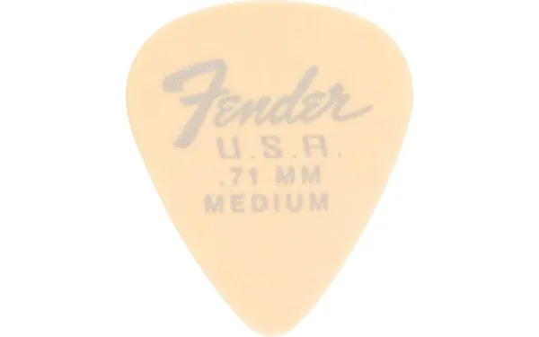 Fender Dura-Tone 351 Shape, .71, Olympic White, 12-Pack