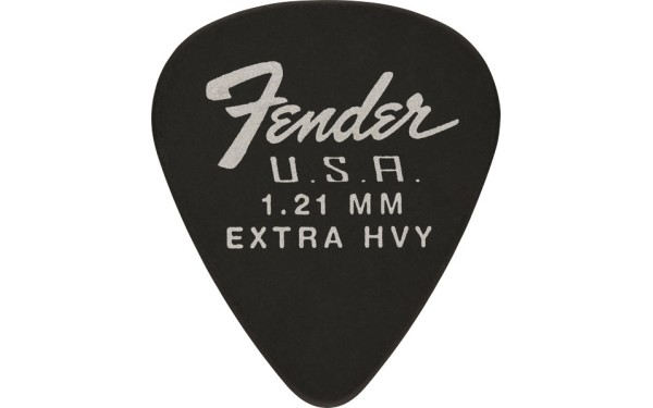 Fender Dura-Tone 351 Shape, 1.21, Black, 12-Pack