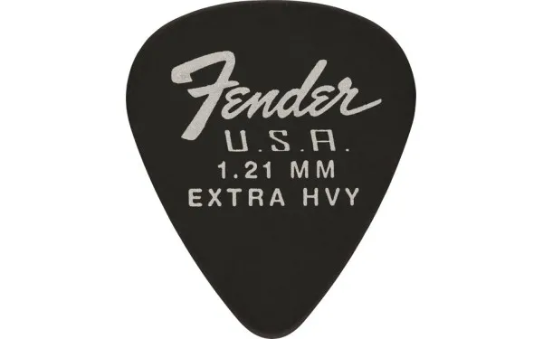 Fender Dura-Tone 351 Shape, 1.21, Black, 12-Pack