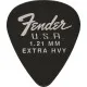 Fender Dura-Tone 351 Shape, 1.21, Black, 12-Pack