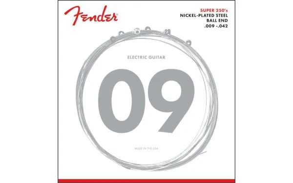Fender 250L, Струни за електрическа китара 09-42
