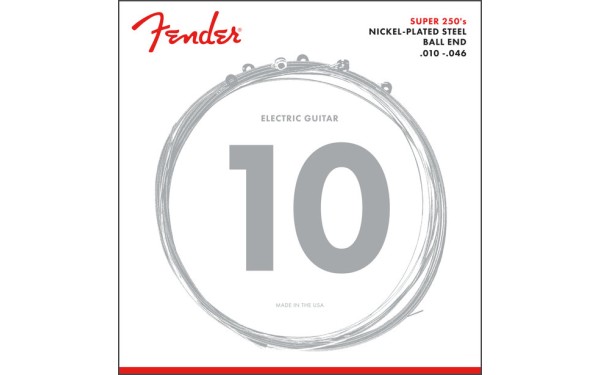 Fender 250R, Струни за електрическа китара 10-46