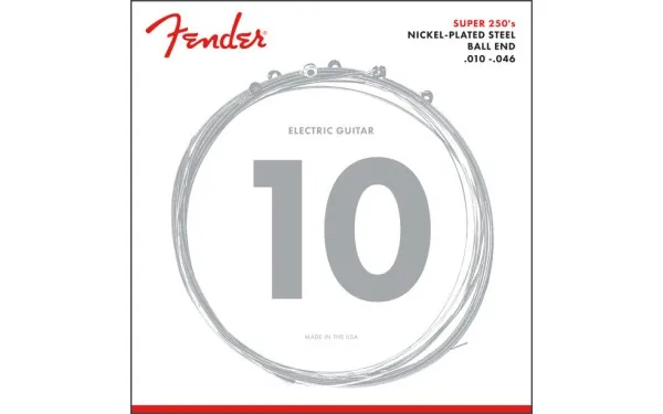 Fender 250R, Струни за електрическа китара 10-46