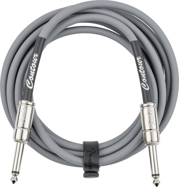 Fender Contour™ Кабел за китара, Inca Silver, 10', 6.3mm/6.3mm, 3m