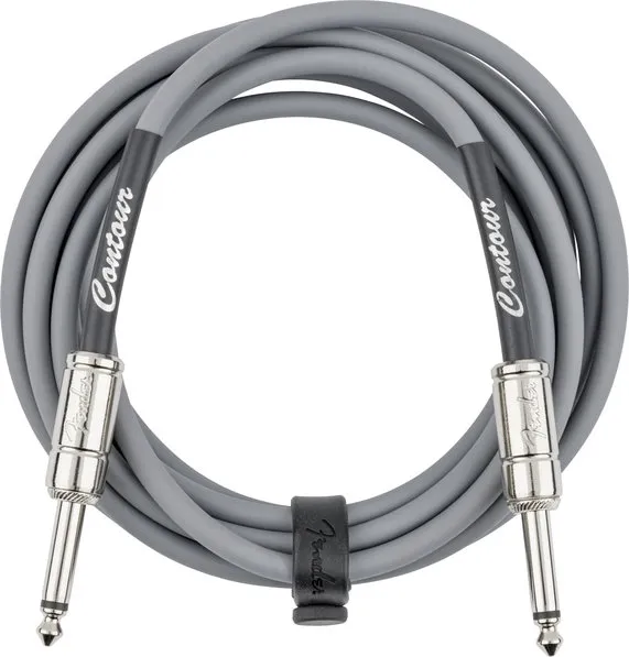 Fender Contour™ Кабел за китара, Inca Silver, 10', 6.3mm/6.3mm, 3m