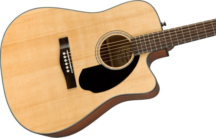 Fender CD-60SCE Dreadnought, Walnut Fingerboard, Natural