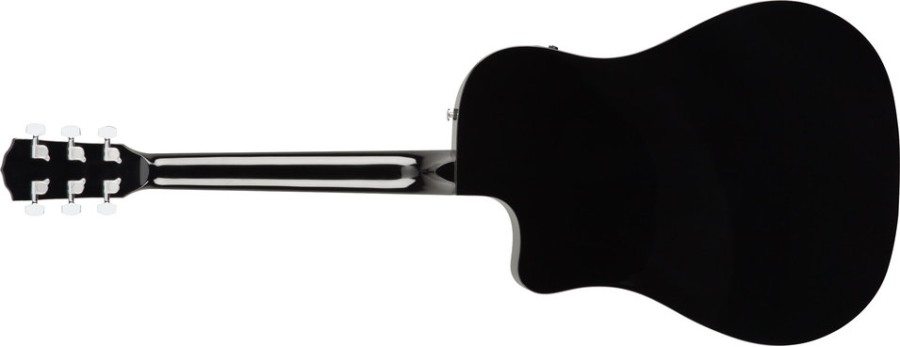 Fender CD-60SCE Dreadnought, Walnut Fingerboard, Black