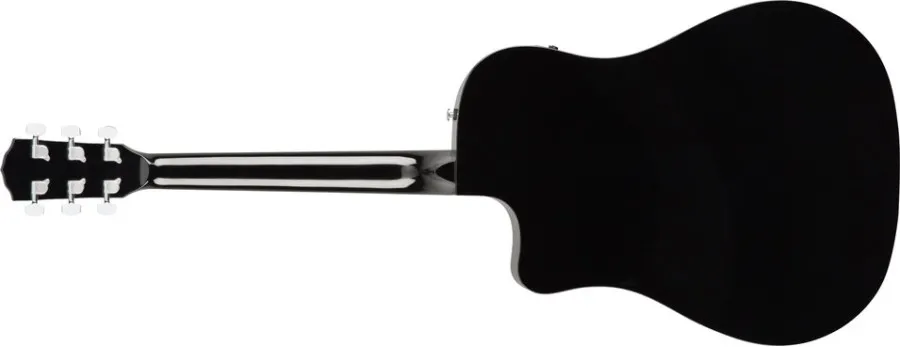 Fender CD-60SCE Dreadnought, Walnut Fingerboard, Black
