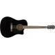 Fender CD-60SCE Dreadnought, Walnut Fingerboard, Black