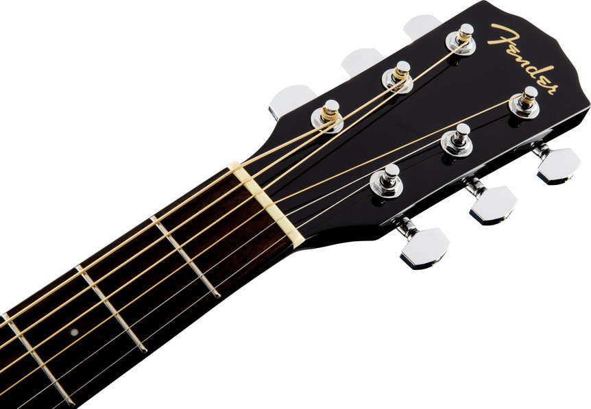 Fender CD-60SCE Dreadnought, Walnut Fingerboard, Black