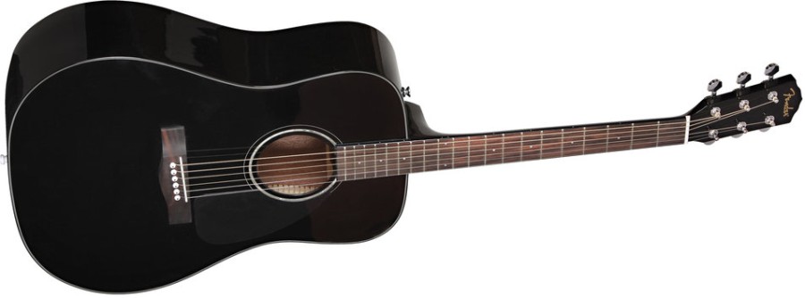 Fender CD-60 Dreadnought V3 DS Blk WN