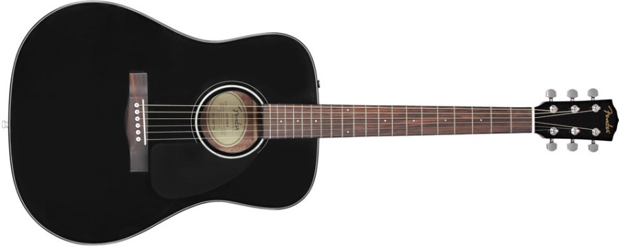 Fender CD-60 Dreadnought V3 DS Blk WN