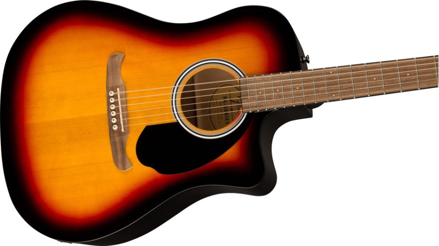 Fender FA-125CE Dreadnought, Walnut Fingerboard, Black