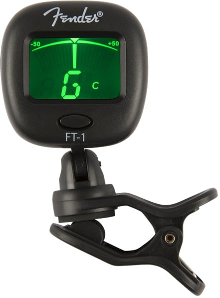 Fender FT-1 Pro Clip-On Tuner, Black