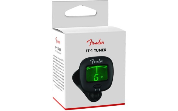 Fender FT-1 Pro Clip-On Tuner, Black