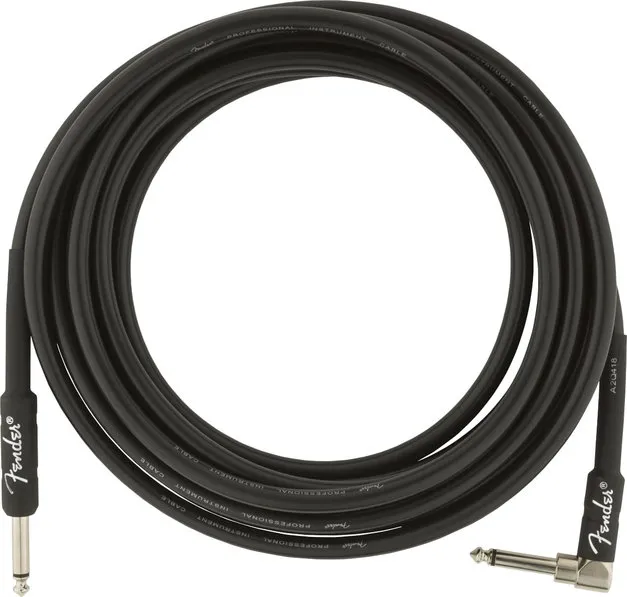 Fender PRO, Кабел за китара, 6.3mm/6.3mm, 4.5m, Г-образен