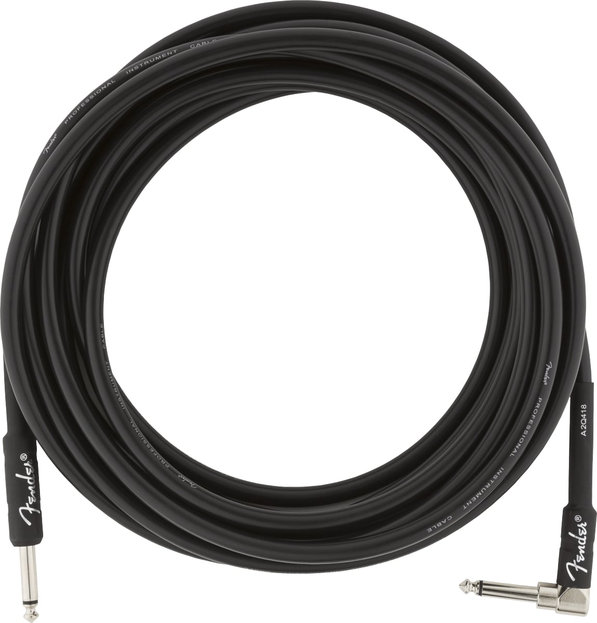 Fender PRO, Кабел за китара, 6.3mm/6.3mm, 5.5m, Г-образен