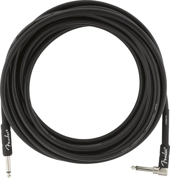 Fender PRO, Кабел за китара, 6.3mm/6.3mm, 5.5m, Г-образен