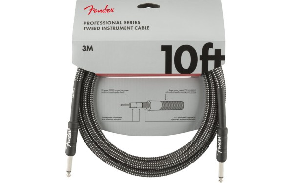 Fender PRO Gray Tweed, 6.3mm/6.3mm, 3m