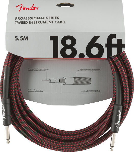 Fender PRO Red Tweed, 6.3mm/6.3mm, 5.5m