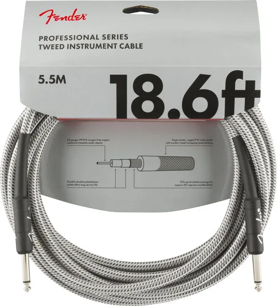 Fender PRO White Tweed, 6.3mm/6.3mm, 5.5m