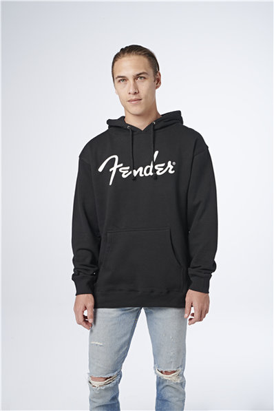 Fender Spaghetti Logo Hoodie Blk - M